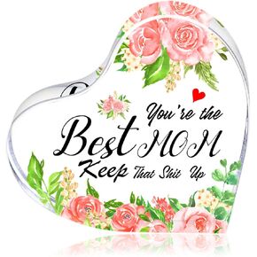 هدايا عيد الأم من FLYAB للأم من ابنة الابن تذكار عيد الأم وهدايا عيد الأم ذات الوزن الورقي للأم الأم في القانون هدية تذكارية لعيد الميلاد المجيد للأم