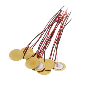 PURPLELILY 10 Pcs Piezoelectric Piezo Ceramic Wafer Plate Dia 15mm For Buzzer Loudspeaker