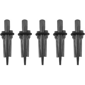 5/8" Rock Wedge and Feather Shims | Concrete Marble Granite Rock Stone Splitting Hand Tools (5 Pcs)