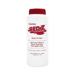 Safetec Red Z Spill Control Solidifier - 15 oz. Bottle (Pack of 4 Bottles)