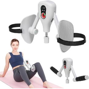 Kegel Exerciser, Pelvic Floor Muscle and Inner Thigh Exerciser PRO - 10-77LBS Adjustable Hip Adductor Exerciser, Thigh Master with Counter, Leg Straps and Handle, Bun & Leg Maser Machine
