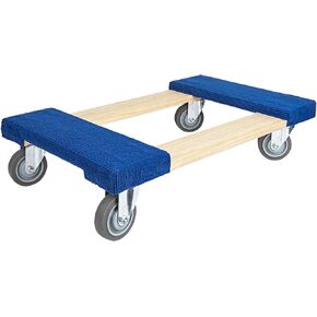 Heavy Duty Furniture Dolly Fully Assembled with Four Wheels- 30" x 18"- 900 Pound Capacity for Easy Moving and Transport
