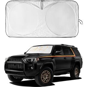 INSAUTO for Soul Windshield Sun Shade Window Sunshade Custom-fit 2020-2024 Kia Soul Wagon Windshield Cover Foldable Sun Visor Thicken 4-Layer Reflective Protector Block UV Rays Car Accessories