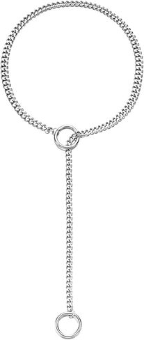 Heart O-ring Slip Chain Necklace For Women Stainless Steel Punk Gothic Cuban Necklace Jewelry Adjustable Y-Necklace in Saudi Arabia