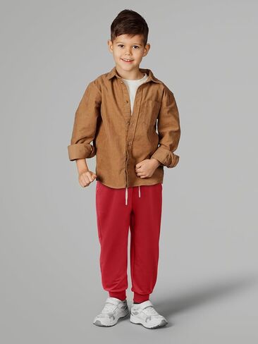 Resinta 5 Pack Toddler Boys Sweatpants Athletic Pull-On Pants with Drawstring and Pockets Boys Active Cotton Jogger Pants in Saudi Arabia