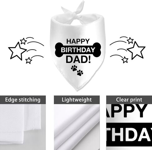 I Love My Dad Dog Bandanas Funny Cute Dog Bandana Gender Reveal Photo Prop Pet Scarf Decorations Accessories for Pet Dog Lovers Dog Dad Gift in Saudi Arabia