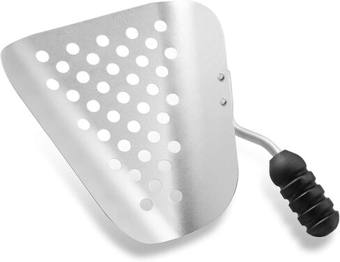 Olde Midway Commercial Popcorn Scoop with Holes, Aluminum Speed Scooper for Filling Bags and Boxes in Saudi Arabia