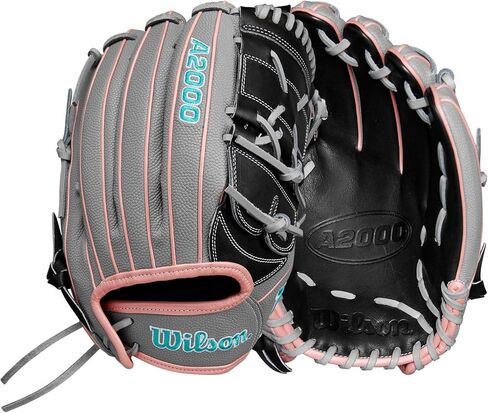 Wilson Fall 2024 A2000® MA14 12.25" Fastpitch Pitcher’s Gloves - Grey/Rose Gold/Teal in Saudi Arabia