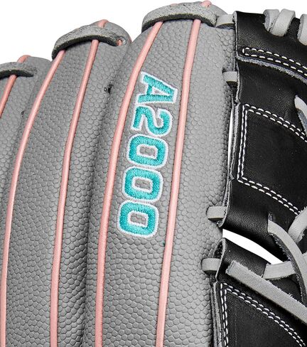 Wilson Fall 2024 A2000® MA14 12.25" Fastpitch Pitcher’s Gloves - Grey/Rose Gold/Teal in Saudi Arabia