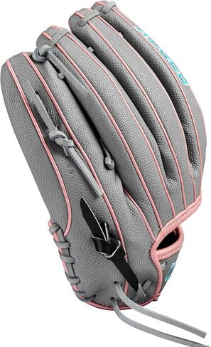 Wilson Fall 2024 A2000® MA14 12.25" Fastpitch Pitcher’s Gloves - Grey/Rose Gold/Teal in Saudi Arabia