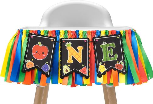 1st Birthday Highchair Banner Girl Floral and Butterfly Banner FairyFirst Birthday Party Decoration One Birthday Banner for Girls Sweet One Banner Photo Props Decor (Pink) in Saudi Arabia