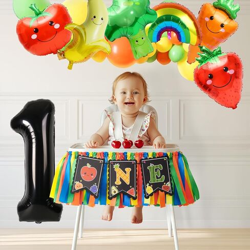 1st Birthday Highchair Banner Girl Floral and Butterfly Banner FairyFirst Birthday Party Decoration One Birthday Banner for Girls Sweet One Banner Photo Props Decor (Pink) in Saudi Arabia