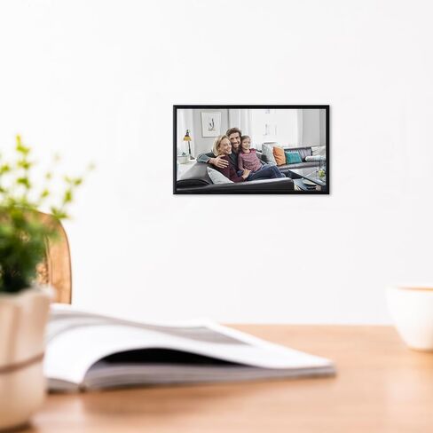 eletecpro 10x18 Poster Frame Black and Lightweight Picture frame with 4 Detachable Strips Wall Decoration to Hang Horizontally and Vertically for Art Movie Poster, 2 Pack in Saudi Arabia