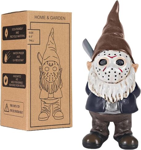 Halloween Decorations Indoor Horror Decor Garden Gnome Garden Statue Home Decor Horror Movie Merchandise in Saudi Arabia