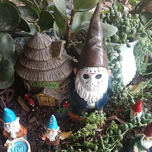 Halloween Decorations Indoor Horror Decor Garden Gnome Garden Statue Home Decor Horror Movie Merchandise in Saudi Arabia