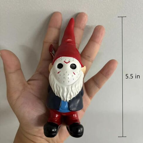 Halloween Decorations Indoor Horror Decor Garden Gnome Garden Statue Home Decor Horror Movie Merchandise in Saudi Arabia
