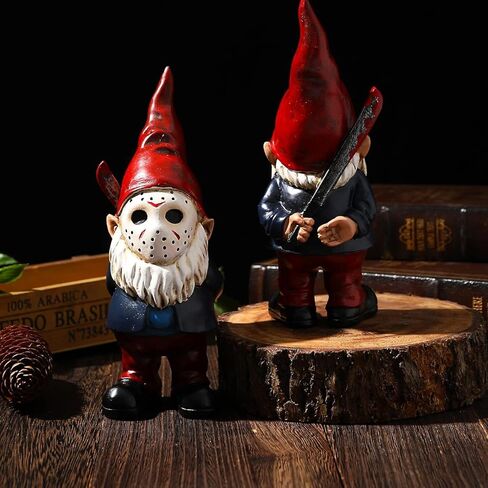 Halloween Decorations Indoor Horror Decor Garden Gnome Garden Statue Home Decor Horror Movie Merchandise in Saudi Arabia