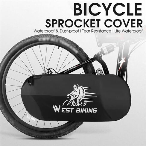غطاء العجلة المسننة، غطاء حامي سلسلة الدراجة مقاوم للماء والغبار، غطاء حماية لسلسلة الدراجة، معدات ركوب الدراجات in Kuwait