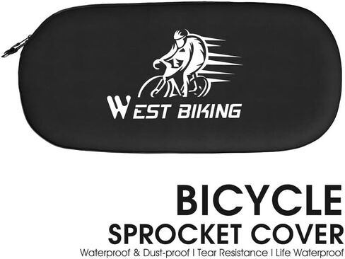 غطاء العجلة المسننة، غطاء حامي سلسلة الدراجة مقاوم للماء والغبار، غطاء حماية لسلسلة الدراجة، معدات ركوب الدراجات in Kuwait