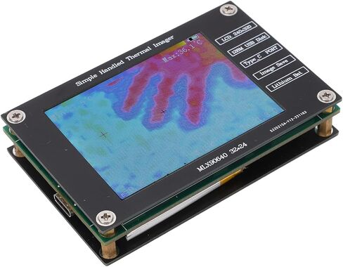 كاميرا تصوير حراري رقمية، كاميرا تصوير حراري بدقة 320 × 240 تعرض درجة الحرارة للاستخدام الصناعي in Kuwait