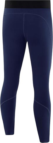 Blueleaf Boys Thermal Compression Pants - Youth Fleece Lined Athletic Leggings Kids Base Layer Tights Cold Weather Gear in Saudi Arabia