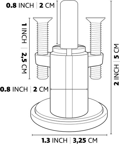 Rim Cylinder, Solid Brass with Nickel Plated End Cap, Precision 5 Pin ANSI Cylinder, YL Keyway, Keyed Alike Options, Includes Two Keys, Mounting Bracket & Collar for Outside Key Control in Kuwait