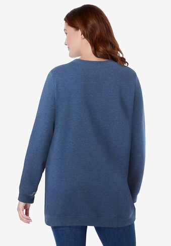 Woman Within Women's Plus Size Fleece Sweatshirt in Kuwait