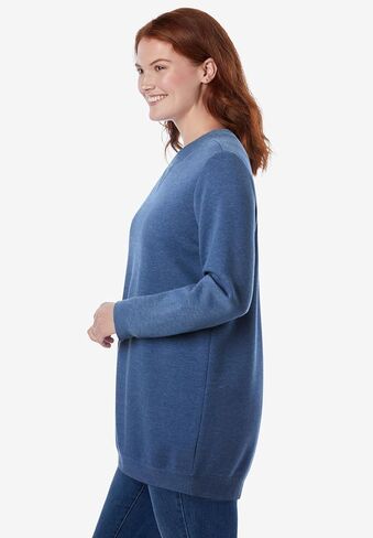 Woman Within Women's Plus Size Fleece Sweatshirt in Kuwait