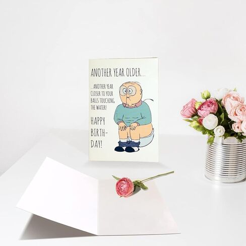 بطاقة عيد ميلاد ويسكي مضحكة للزوج الأكبر سنًا، 30 و40 و50 و60 و70 و80 و90 هدايا بطاقة عيد ميلاد للرجال له، أنا لا أقول أنك قديم، بطاقة عيد ميلاد لطيفة لعائلة الأب in Kuwait