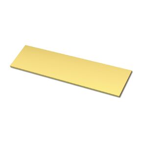 Brass Flat Bar，1/8"Thickness x 2"Width x 8"Length Brass Bar Stock，Brass Rods for Crafts,Models, Repairs, Electrical