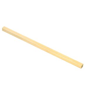 PATIKIL 1/8 x 1/8 x 16" C36000 Brass Square Bar, Solid Square Mill Stock for Crafting Maintenance Electrical Architectural Decoration, Brass