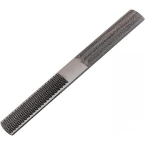 dophee Wood Rasp File, 4 Way Steel Hand File and Round Rasp, Half Round Flat & Needle Files, Wood Rasp Set for Sharping Finishing Wood Metal Plastic Carpentry Woodworking Tools