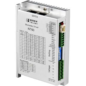 RS485 Modbus/RTU Protocol Stepper Driver 2 Phase 5A 24-50V Digital Control Nema 23/24 for 3C Equipment/CNC Machine (NT60)
