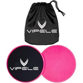 Core Sliders. Dual Sided Use on Carpet or Hardwood Floors. Abdominal Exercise Equipment