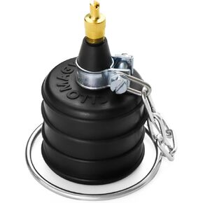 Rubber Pipe Sewer Test Plug,2inch Inflatable Test Plug for Pipe Sewer Drain,Plumbing Test Balloon Plug,Pneumatic Hydraulic Test Plug Bladder with Air or Water,Maximum Inflation Pressure 40 PSI