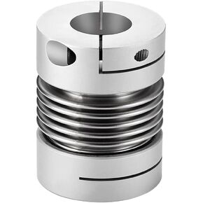 GND Shaft Coupling 5 to 6mm Aluminum Diameter 25mm Length 37mm Coupler Joint Motor for 3D Printer CNC Machine DIY Encoder(5x6) in Saudi Arabia