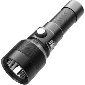 S26 2600lm Compact Button Switch Diving Torch Underwater LED Flashlight