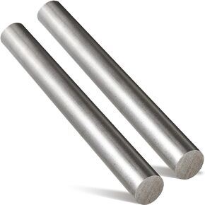 2 Pcs 12l14 Steel Bar Stock 1" Diameter 12" Length Carbon Steel Steel Rod for DIY Craft