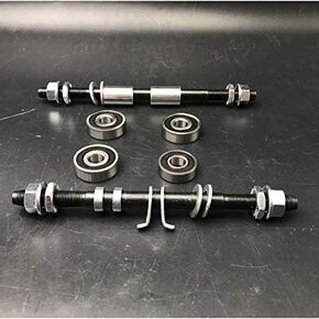 CDHPOWER Axles and Bearings Set of Alum Mag Wheel 26"/700C/ 29" Axle & Bearing