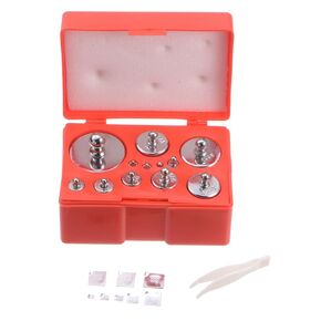 HARFINGTON 10mg-500g Calibration Weight Set M1 Precision Stainless Steel for Digital Balance Scales, 20pcs