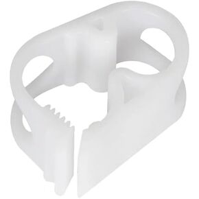 10Pcs White Plastic Tubing ClampsAdjustable Tube Clamp Laboratory Pinch Valve Flow Control Hose Clamp for Beer Bottle and Infusion Bottle，Lab Instruments and Equipment Pipes（ 1/4" - 1/2" ）