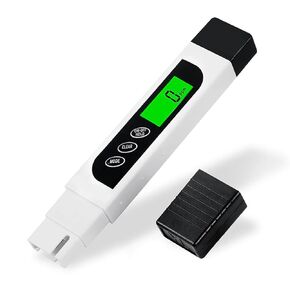 TDS Meter Digital Water Tester, Accurate & Reliable ppm Meter,TDS, EC & Temperature,3 in 1 Water Quality Tester for Drinking Water, Hot Tubs,Swimming Pool, Aquarium, Hydroponics,Wine Brewing