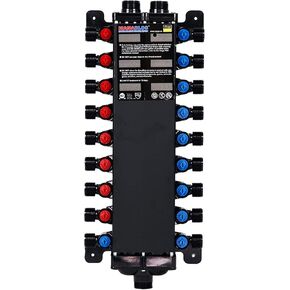 Viega 49615 (18) Port MANABLOC without Port Adapters (8 Hot, 10 Cold)