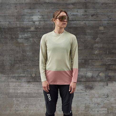 POC, Women's MTB Pure LS Jersey, Propylene Red/Agate Red in Saudi Arabia