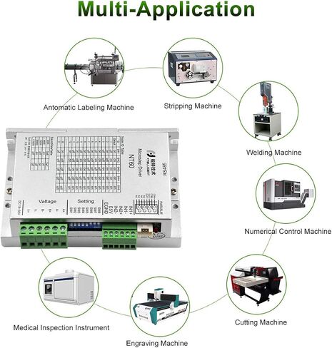 RS485 Modbus/RTU بروتوكول السائر سائق 2 المرحلة 5A 24-50 فولت التحكم الرقمي نيما 23/24 لمعدات 3C/آلة التصنيع باستخدام الحاسب الآلي (NT60) in Saudi Arabia