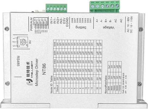 RS485 Modbus/RTU بروتوكول السائر سائق 2 المرحلة 5A 24-50 فولت التحكم الرقمي نيما 23/24 لمعدات 3C/آلة التصنيع باستخدام الحاسب الآلي (NT60) in Saudi Arabia