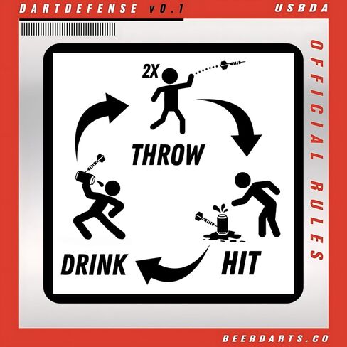 Beer Darts - Drinking and Lawn Game great for getting parties started - play with any canned beverage (Eggplant) in Saudi Arabia