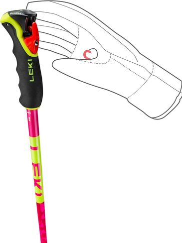 LEKI Spitfire 3D Lightweight Aluminum Ski Poles for Alpine Skiing in Kuwait