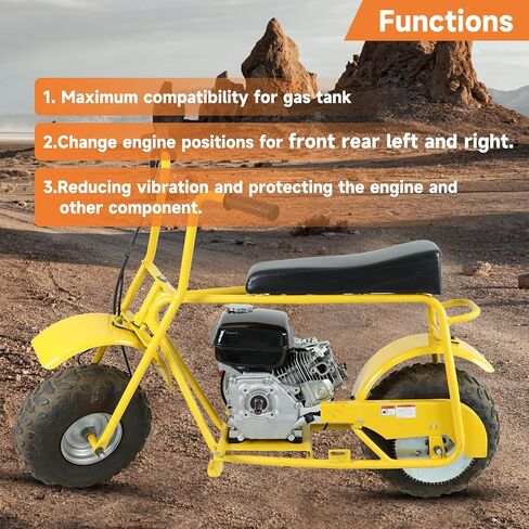 FVRITO قابل للتعديل محرك محرك جبل لوحة محول لالمفترس 212cc 196cc 224cc 97cc دراجة صغيرة كولمان CT200U BT200X CC100X باجا دودلبوغ DB30 GX160 OHV أجزاء أداء المحرك المستنسخ الصغيرة in Kuwait