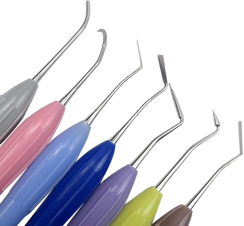 Dental Composite Resin Filling Spatula, YOUYA DENTAL 1PC Resin Filled Restorative Instrument Filler Silicone Handle Spatula Aesthetic Restoration Resin Filler Dentist Tools Dentistry Tools Non-Slip in Kuwait